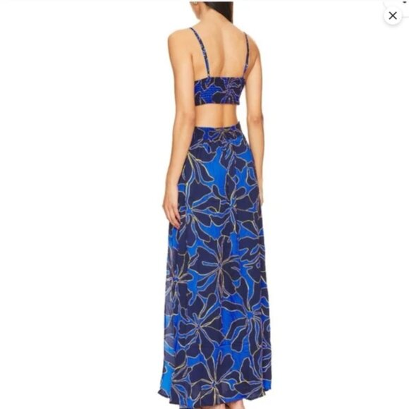 French Navy Anahi Long Dress in Blue / Navy by Maaji - Medium - Picture 2 of 5